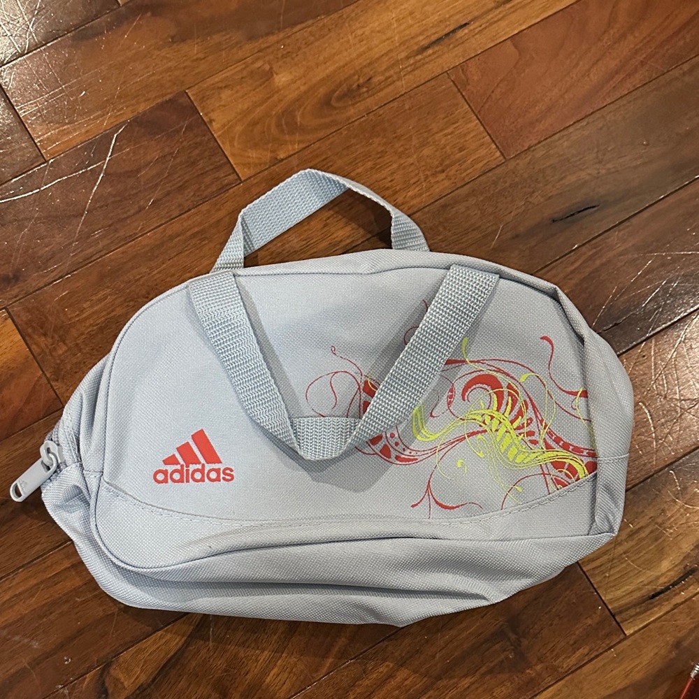 Adidas Light Blue Cosmetic Bag